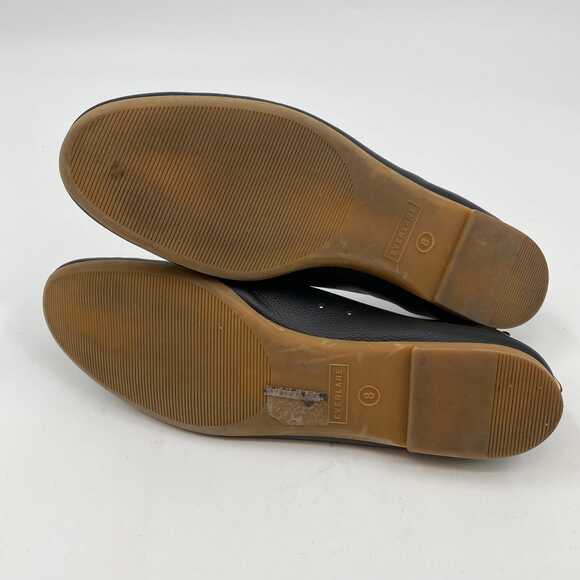 Everlane Black Leather Flats | Women’s Size 8 Regular - Picture 6 of 7